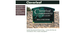 Desktop Screenshot of cloverleafmhc.com